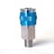 Steelman 1/4" Plated Brass 3-In-1 Universal Quick Disconnect Coupler with 1/4" Male NPT Threads UQC14M-IND - alternate 3